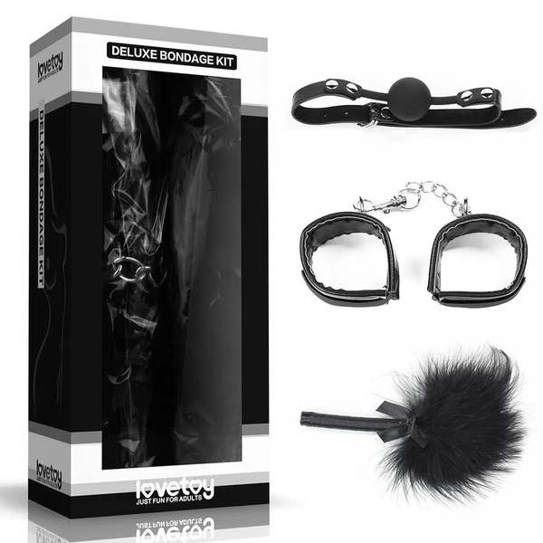 Deluxe bondage kit 3 részes kötöző készlet