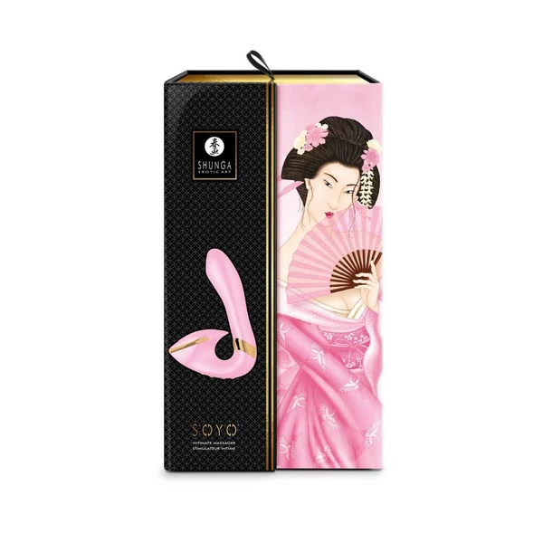 Vibrátor csikóizgatóval Soyo light pink 