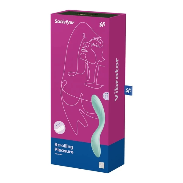 G-pont vibrátor mentazöld Satisfyer rrrolling pleasure