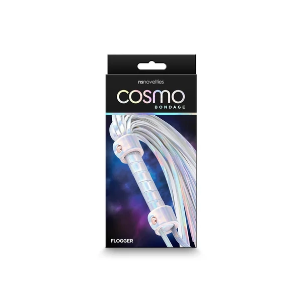 Holografikus korbács Cosmo Bondage - Flogger - Rainbow
