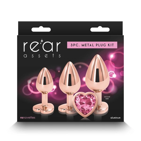 Rear assets trainer kit pink heart - plug készlet