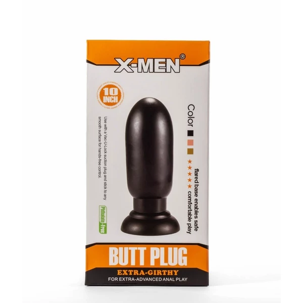 X-men extra girthy fekte análdildó, butt plug 20 cm