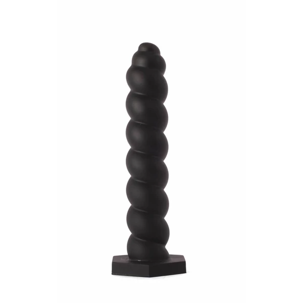Anális csavart dildó silicone butt plug black s X-men 7.87