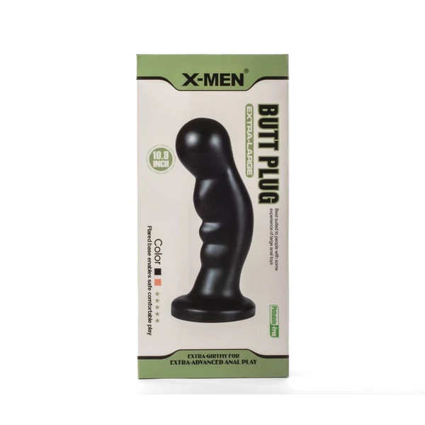 X-men extra nagy fekete plug 27 cm