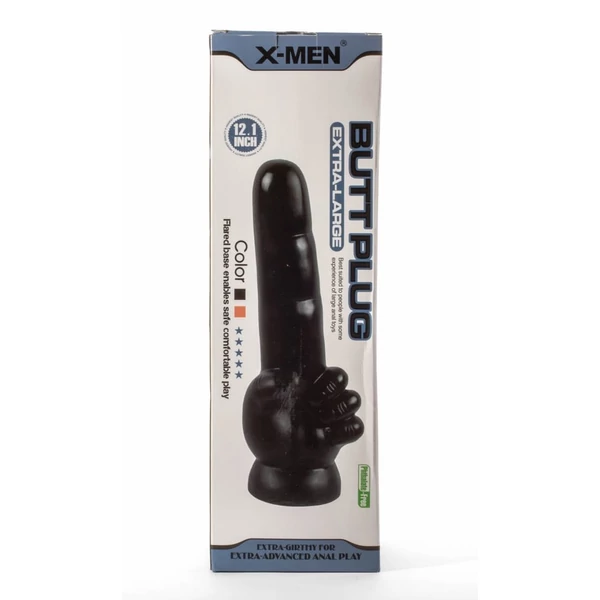 Nagy anál dildó extra large butt plug X-men 12.1