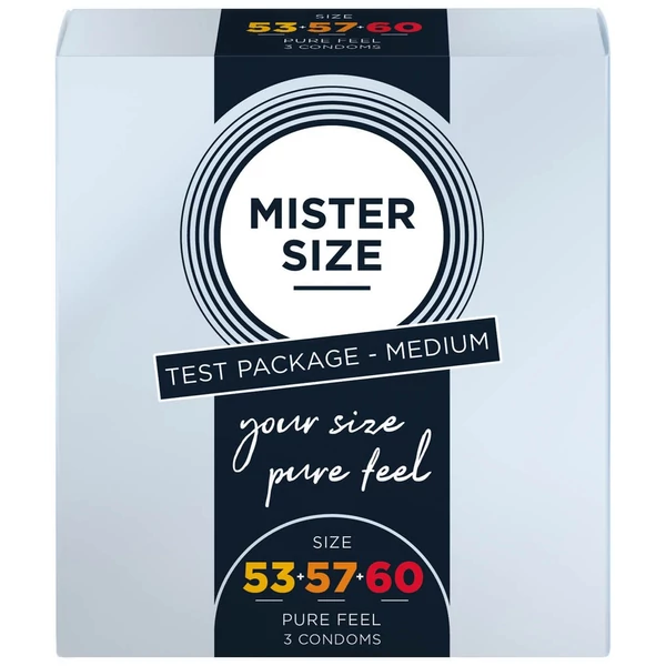 Mister Size óvszer teszter 53-57-60