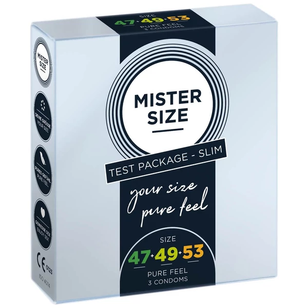 Mister Size óvszer teszter 47-49-53