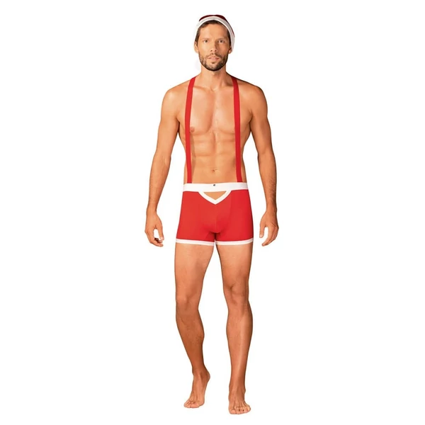 Férfi mikulás jelmez Obsessive Mr claus  l/xl