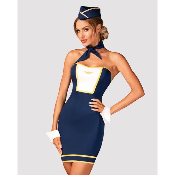 Utaskisérő jelmez Stewardess uniform m/l