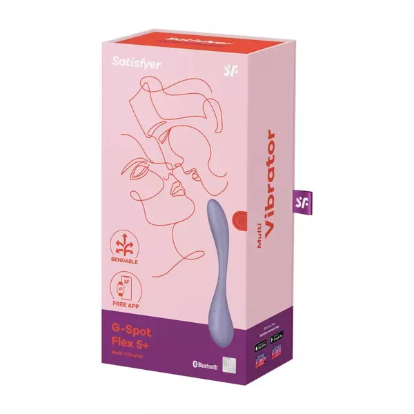 G-spot flex 5+ lilac hajlítható multi vibrátor