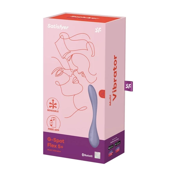 G-spot flex 5+ lilac hajlítható multi vibrátor