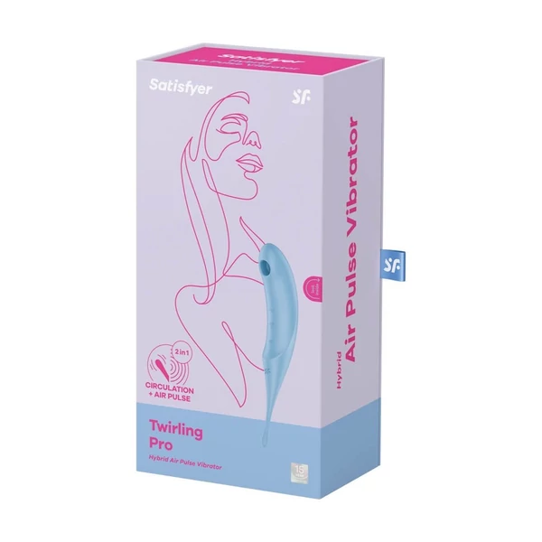 Twirling Pro blue léghullámos csiklóizgató vibrátor