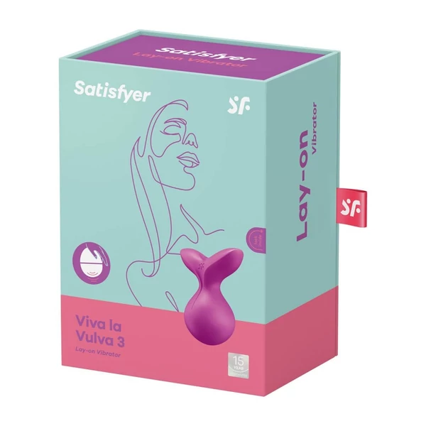 Viva la vulva 3 violet csiklóizgató lay-on vibrátor