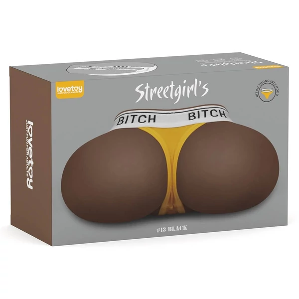 Fenék vagina és ánusz Streetgirl's 13 black maszturbátor