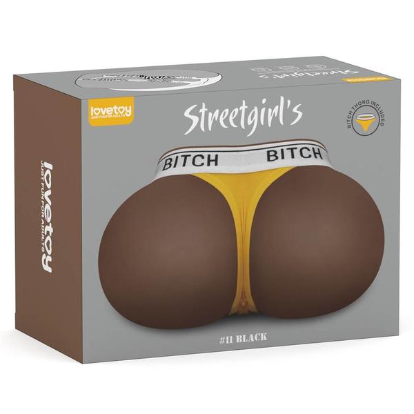 Fenék vagina és ánusz Streetgirl's 11 black maszturbátor