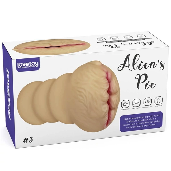 Földönkívüli nemi szerve Alien's pie masturbator 3 testszínű