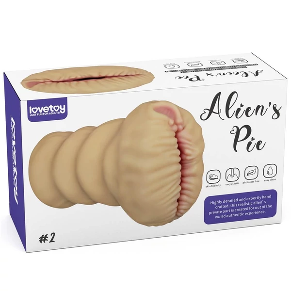Földöntúli vagina Alien's pie maszturbátor 2 testszínű
