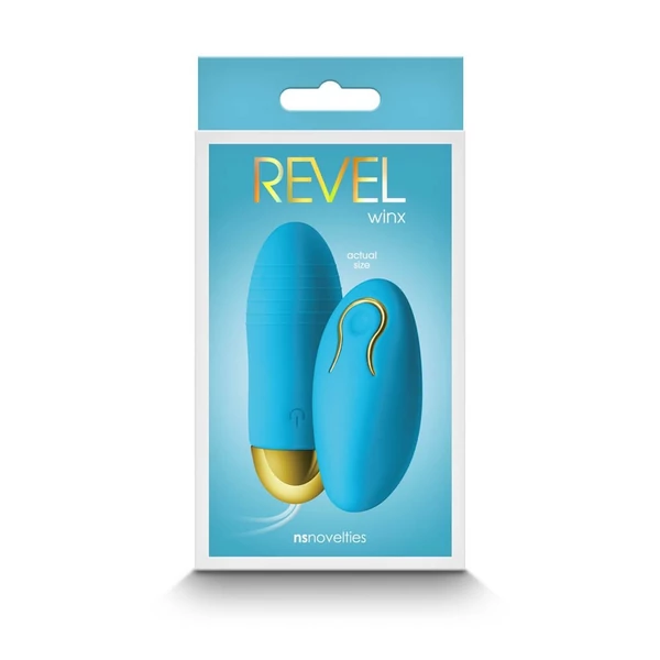 Távirányítós tojás vibrátor Revel winx - blue