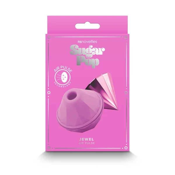 Léghullámos szívó csiklóizgató Sugar pop jewel - pink
