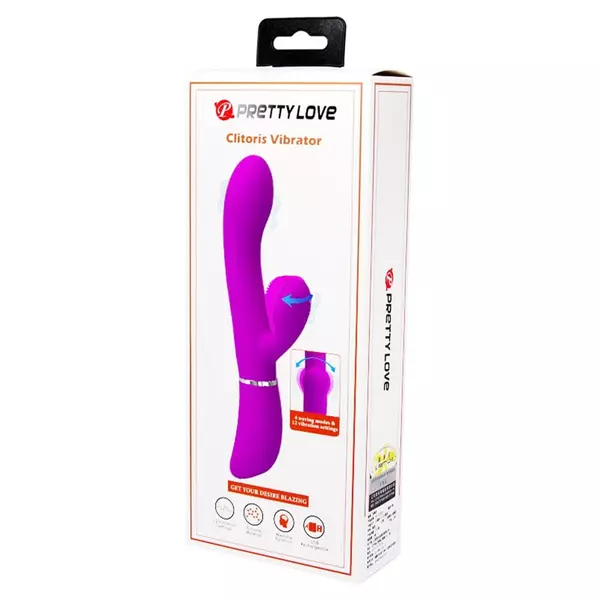 Pretty love clitoris vibrator Nyúl vibrátor csikló és g-pont izgatással 21 cm