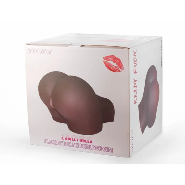 Fenék maszturbátor 2 sweet holes masturbator brown
