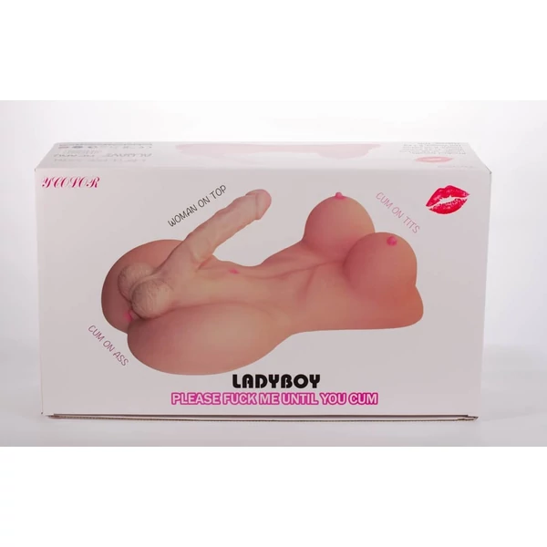 Test masztubátor nagy farokkal és mellekkel Ladyboy uniszex maszturbátor