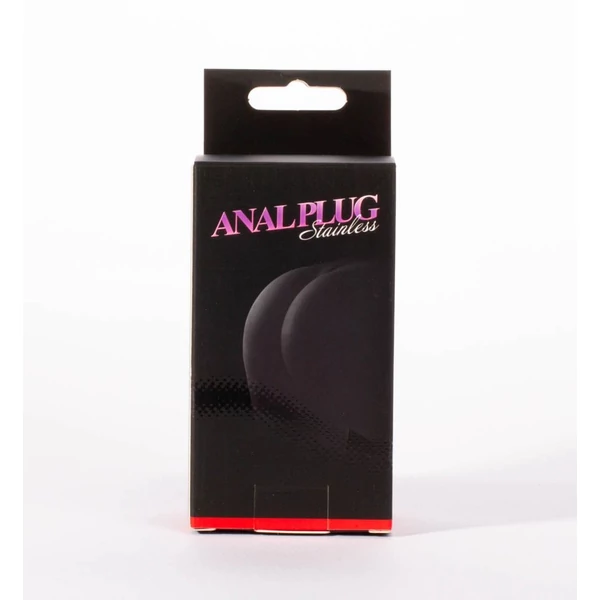 Rozsdamentes acél Stainless anál plug  l méret