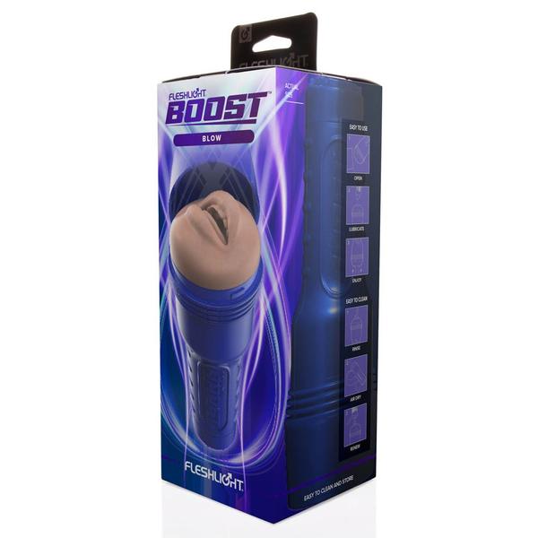 Élethű száj maszturbátor (natúr) Fleshlight boost blow lm flesh (rp)
