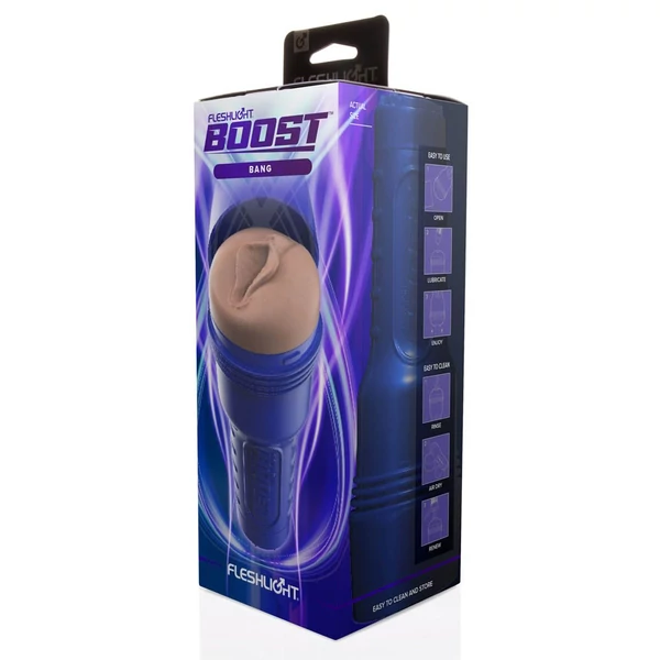 Élethű műpunci maszturbátor (natúr) Fleshlight boost bang lm flesh (rp)