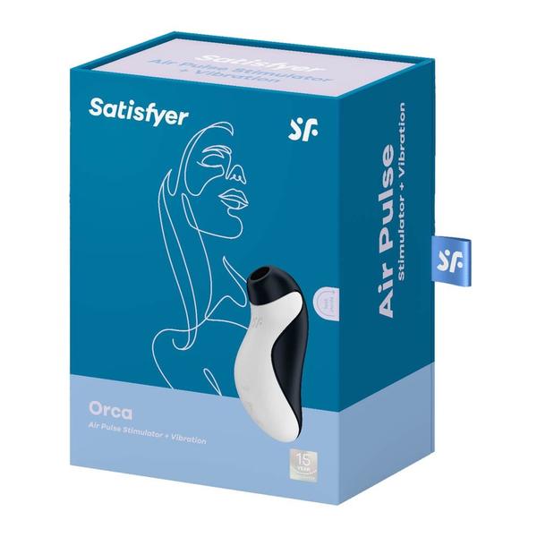Léghullámos csiklóizgató Satysfyer Orca vibrációval
