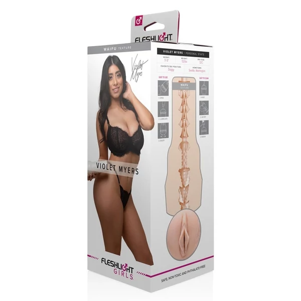Punci maszturbátor Fleshlight girls violet myers vaginája waifu