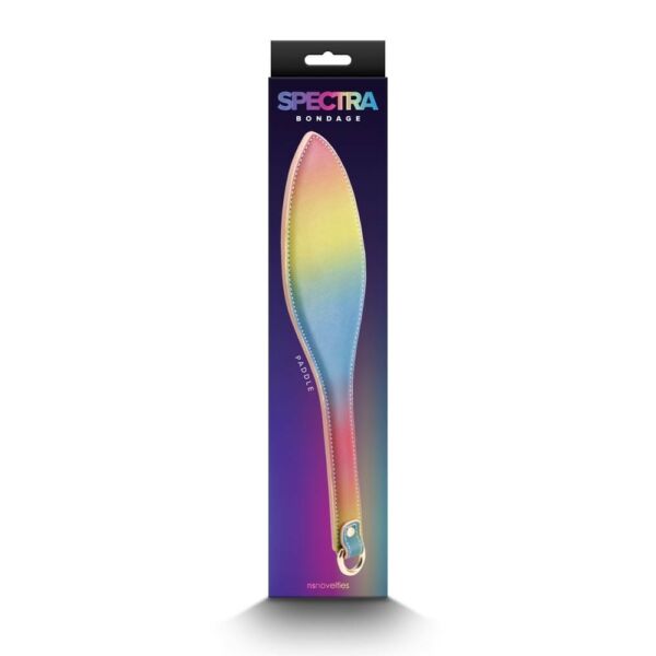Paskoló színes Spectra bondage paddle - rainbow