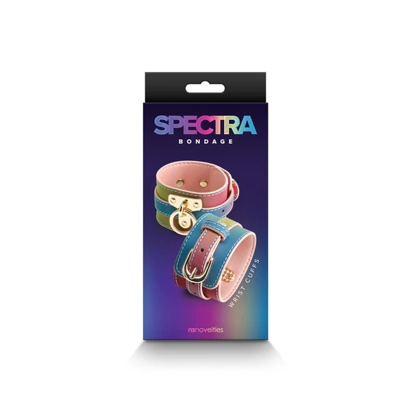Színes állítható csuklóbilincs Spectra Bondage - Wrist cuff - Rainbow