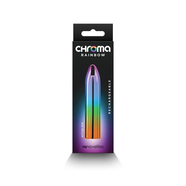 Mini vibrátor Chroma rainbow - medium