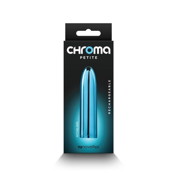 Kis vibri Chroma petite bullet teal tölthető mini vibrátor