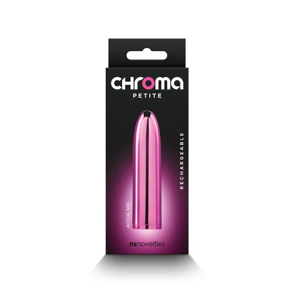 Tölthető mini vibrátor, Chroma petite bullet pink