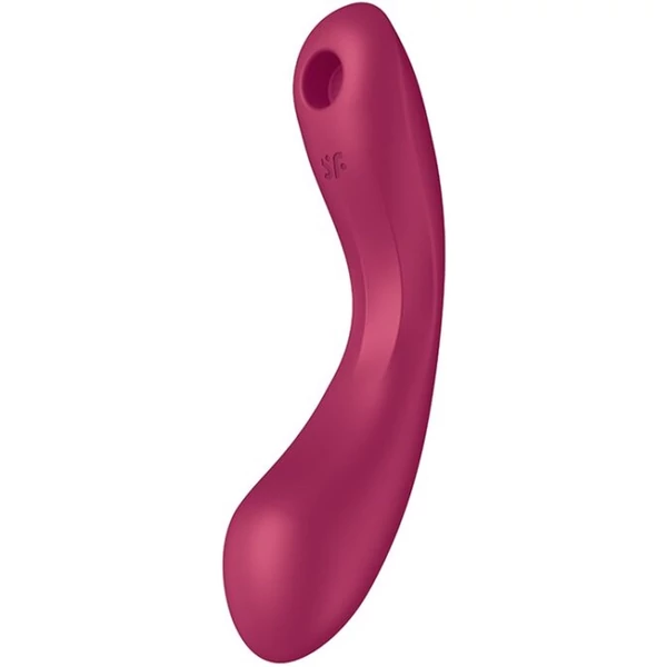 Három izgatású vibrátor Curvy trinity 1 piros