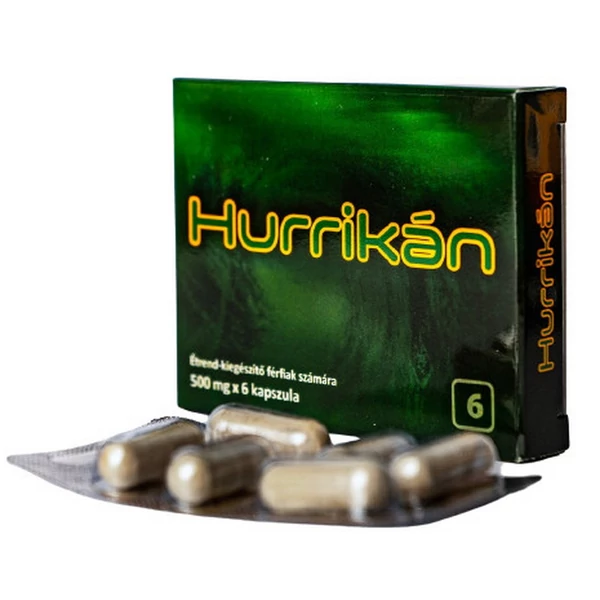 Hurrikán potencianövelő férfiaknak - 6 db