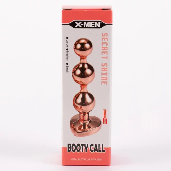 Kis méretű anál plug X-men secret shine booty call s