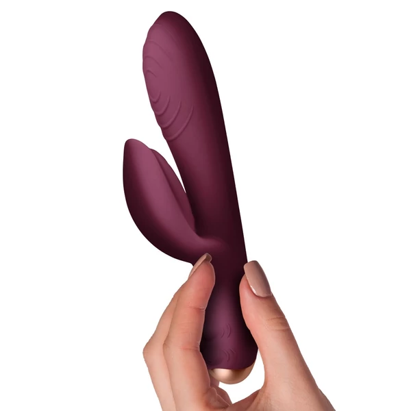 Csiklókaros vibrátor Climaximum - Spirit burgundy