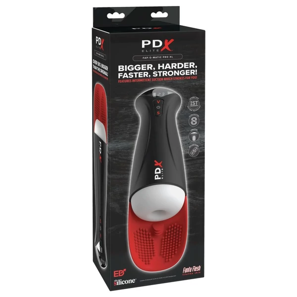 Szívó és vibráló ánusz maszturbátor Fap-O-Matic Pro XL - white