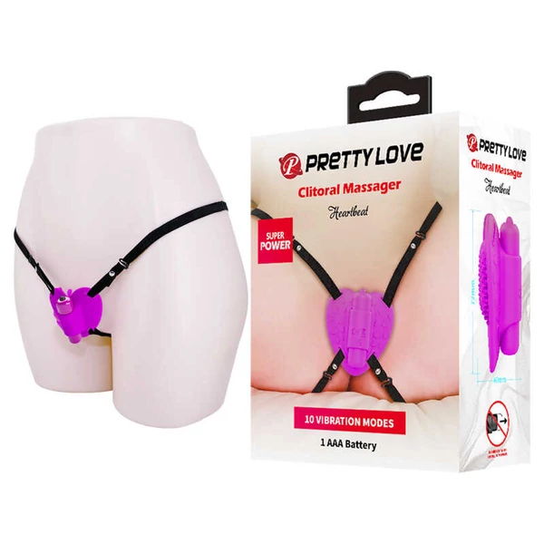Felköthető csiklóizgató masszírozó Pretty love heartbeat clitoral