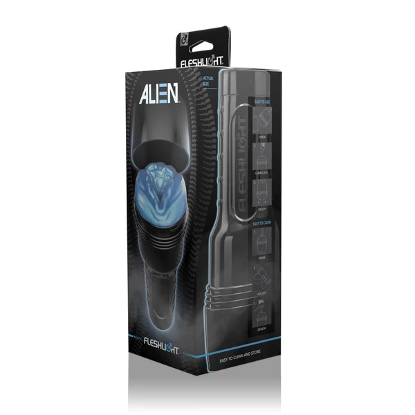 Maszturbáló kupa Fleshlight Alien metálkék