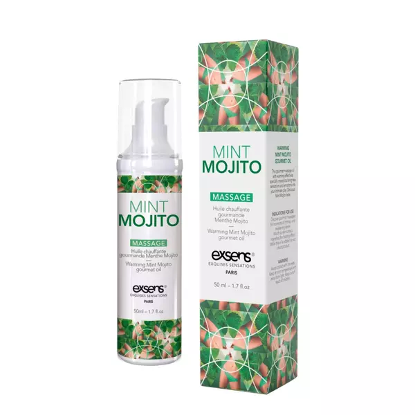 Melegítős masszázs olaj Warming gourmet massage oil Mint Mojito 50ml