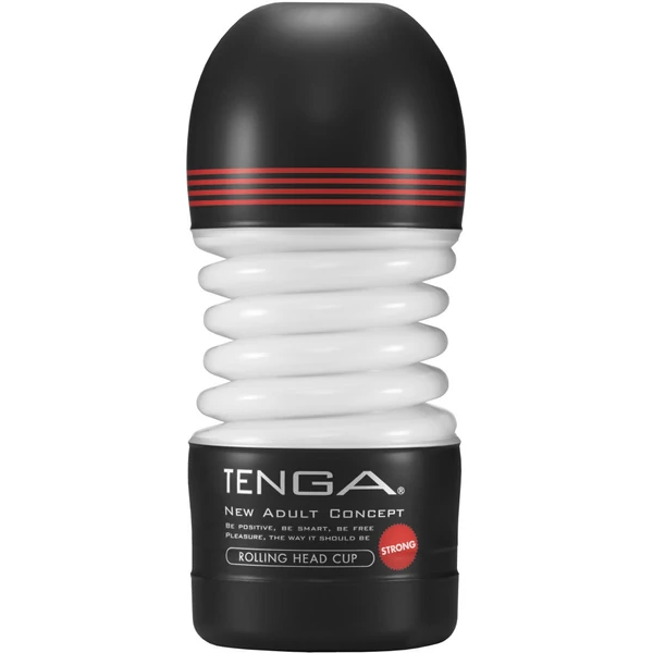 Előre síkosított férfi maszturbátor Tenga rolling head cup strong