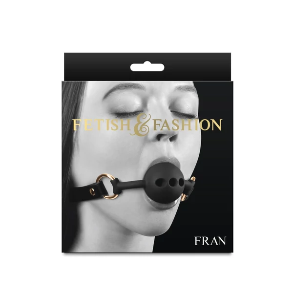 Lyukas szilikon szájpecek - Fetish & Fashion Fran black