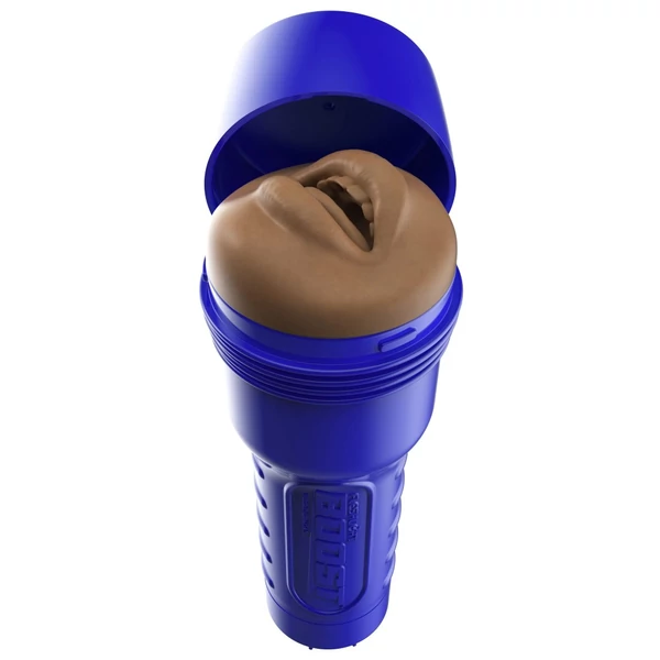 Barnabőrű realisztikus száj maszturbátor Fleshlight boost blow medium dark