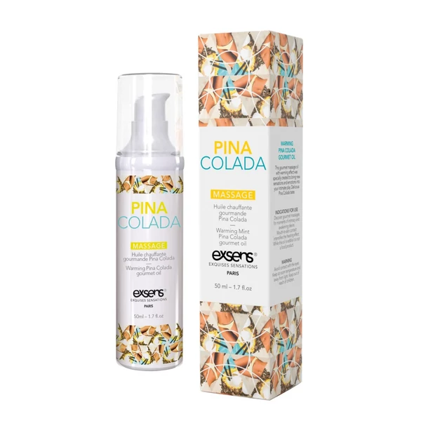 Melegítős masszázs olaj Warming gourmet massage oil Pina Colada 50ml