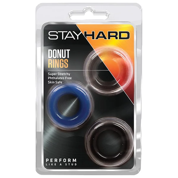 Stay hard 3 darabos rugalmas péniszgyűrű szett