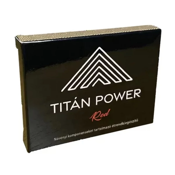 Titán Power Red potencianövelő kapszula 3db
